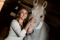 Green Bay De Pere Girl Horse Senior Portraits