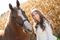 Green Bay De Pere Girl Horse Senior Portraits