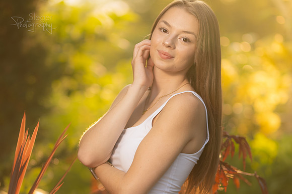 Green Bay Botanical Gardens Senior Portraits